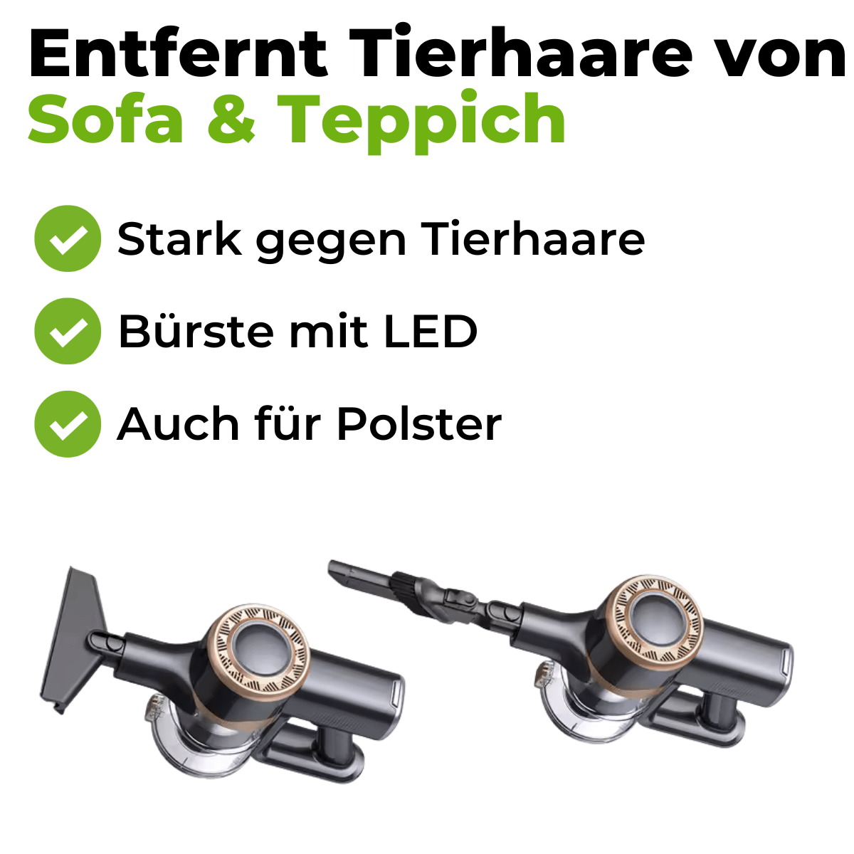 Kabelloser Akku Staubsauger Beutellos - Norvic